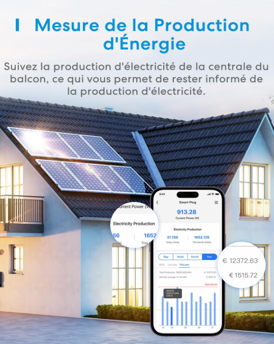 Vigi-Plug™ — Prise Connectée Intelligente (Suivi Conso & Économie d'Énergie)